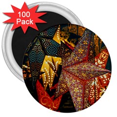 Star Lantern Lighting 3  Magnets (100 Pack)