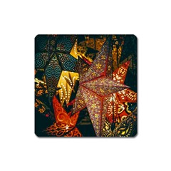 Star Lantern Lighting Square Magnet