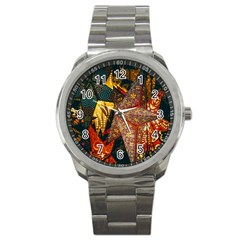 Star Lantern Lighting Sport Metal Watch