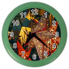 Star Lantern Lighting Color Wall Clock by Paksenen