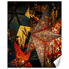 Star Lantern Lighting Canvas 11  X 14 