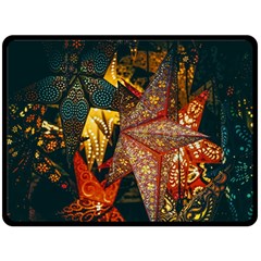 Star Lantern Lighting Fleece Blanket (large)