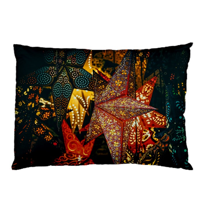 Star Lantern Lighting Pillow Case (Two Sides)