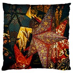 Star Lantern Lighting Large Cushion Case (one Side)