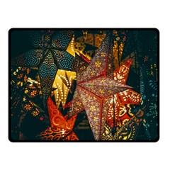 Star Lantern Lighting Two Sides Fleece Blanket (small)