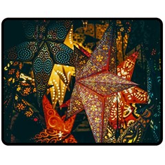 Star Lantern Lighting Two Sides Fleece Blanket (medium)