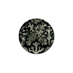 Weave Haeckel Lichenes Photobionten Golf Ball Marker