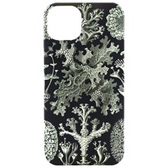 Weave Haeckel Lichenes Photobionten Iphone 15 Pro Black Uv Print Pc Hardshell Case by Cemarart