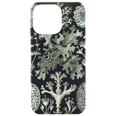 Weave Haeckel Lichenes Photobionten Iphone 15 Pro Max Black Uv Print Pc Hardshell Case by Cemarart