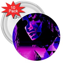 Counting Coup Ultraviolet 3  Buttons (10 Pack) 