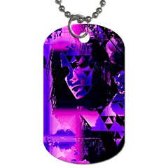 Counting Coup Ultraviolet Dog Tag (one Side)