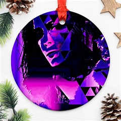 Counting Coup Ultraviolet Round Ornament (two Sides)