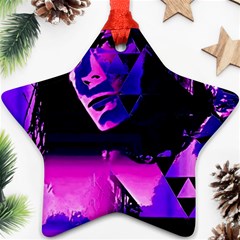 Counting Coup Ultraviolet Star Ornament (two Sides)