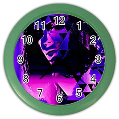 Counting Coup Ultraviolet Color Wall Clock by MRNStudios