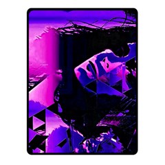 Counting Coup Ultraviolet Two Sides Fleece Blanket (small)