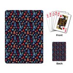 Vintage Style Christmas Decoration Pattern Motif Playing Cards Single Design (Rectangle) Back