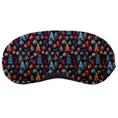 Vintage Style Christmas Decoration Pattern Motif Sleep Mask