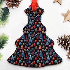 Vintage Style Christmas Decoration Pattern Motif Ornament (christmas Tree) 