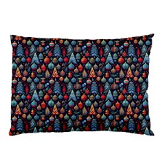 Vintage Style Christmas Decoration Pattern Motif Pillow Case (two Sides)