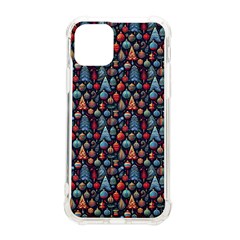 Vintage Style Christmas Decoration Pattern Motif Iphone 11 Pro 5 8 Inch Tpu Uv Print Case by dflcprintsclothing