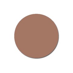 Mocha Mousse Hex Code #a47864 Magnet 3  (round)