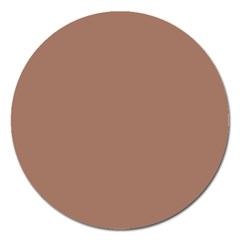 Mocha Mousse Hex Code #a47864 Magnet 5  (round)