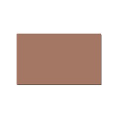 Mocha Mousse Hex Code #a47864 Sticker Rectangular (10 Pack) by dressshop