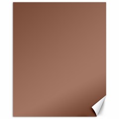 Mocha Mousse Hex Code #a47864 Canvas 11  X 14 