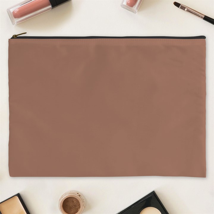 Mocha Mousse Hex Code #a47864 Cosmetic Bag (XXXL)