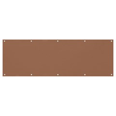 Mocha Mousse Hex Code #a47864 Banner And Sign 12  X 4  by dressshop