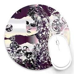 Marina Paper Cut Round Mousepad