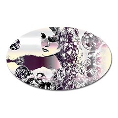 Marina Paper Cut Oval Magnet