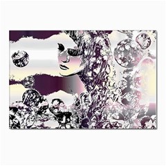 Marina Paper Cut Postcard 4 x 6  (pkg Of 10)