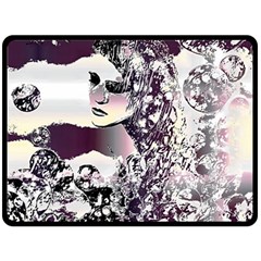 Marina Paper Cut Fleece Blanket (large)