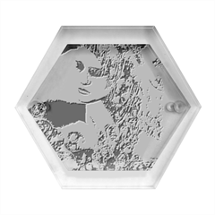 Marina Paper Cut Hexagon Wood Jewelry Box by MRNStudios