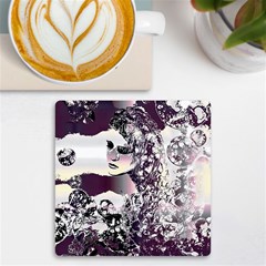 Marina Paper Cut Uv Print Square Tile Coaster 