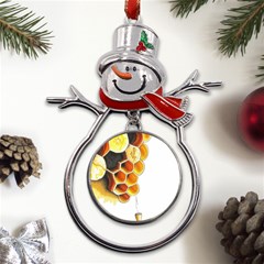 Image-2500x3000 (28) Metal Snowman Ornament by Little21