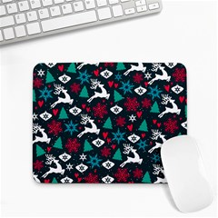 Holiday Season Pattern December Happy Holidays Merry Christmas Winter Family Festive New Year Small Mousepad