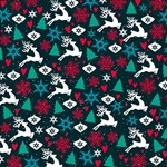 Holiday Season Pattern December Happy Holidays Merry Christmas Winter Family Festive New Year Play Mat (Rectangle) Front