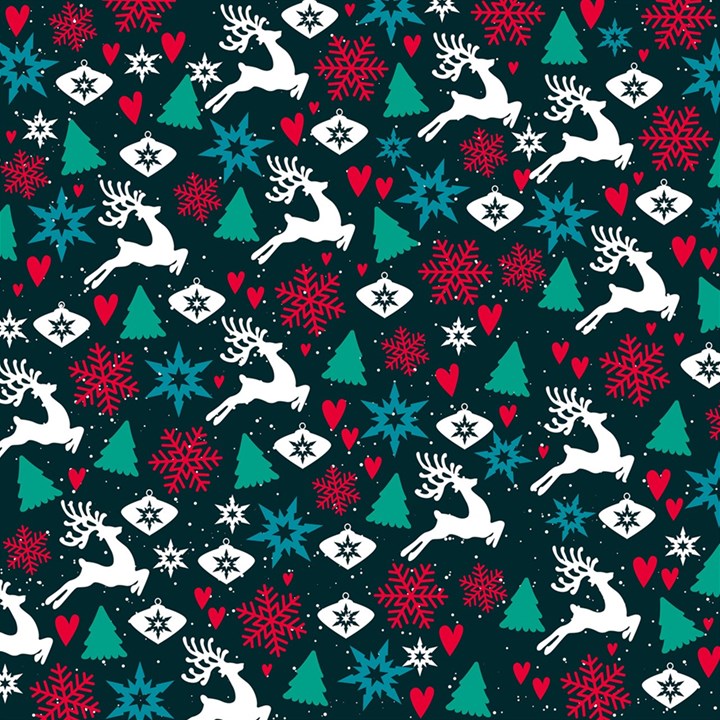 Holiday Season Pattern December Happy Holidays Merry Christmas Winter Family Festive New Year Play Mat (Rectangle)