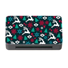 Holiday Season Pattern December Happy Holidays Merry Christmas Winter Family Festive New Year Memory Card Reader With Cf