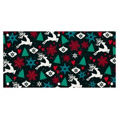 Holiday Season Pattern December Happy Holidays Merry Christmas Winter Family Festive New Year Banner And Sign 6  X 3 