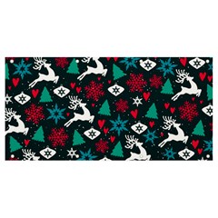 Holiday Season Pattern December Happy Holidays Merry Christmas Winter Family Festive New Year Banner And Sign 8  X 4 