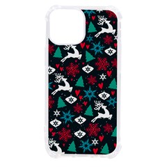 Holiday Season Pattern December Happy Holidays Merry Christmas Winter Family Festive New Year Iphone 13 Mini Tpu Uv Print Case