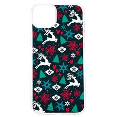 Holiday Season Pattern December Happy Holidays Merry Christmas Winter Family Festive New Year Iphone 15 Pro Tpu Uv Print Case