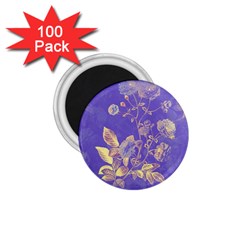 Flower Petal Bouquet Stem Floral Pattern 1 75  Magnets (100 Pack) 