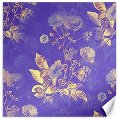 Flower Petal Bouquet Stem Floral Pattern Canvas 12  X 12 