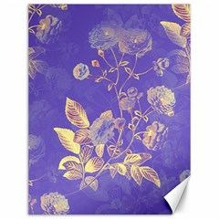 Flower Petal Bouquet Stem Floral Pattern Canvas 12  X 16 