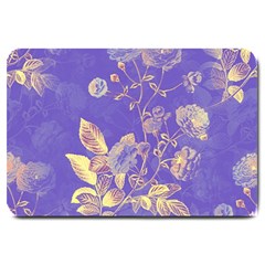 Flower Petal Bouquet Stem Floral Pattern Large Doormat