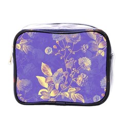 Flower Petal Bouquet Stem Floral Pattern Mini Toiletries Bag (one Side)